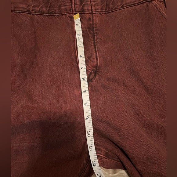 Etica Larsen Utility Jumpsuit, size Medium, red washed denim. NWOT - Picture 11 of 16